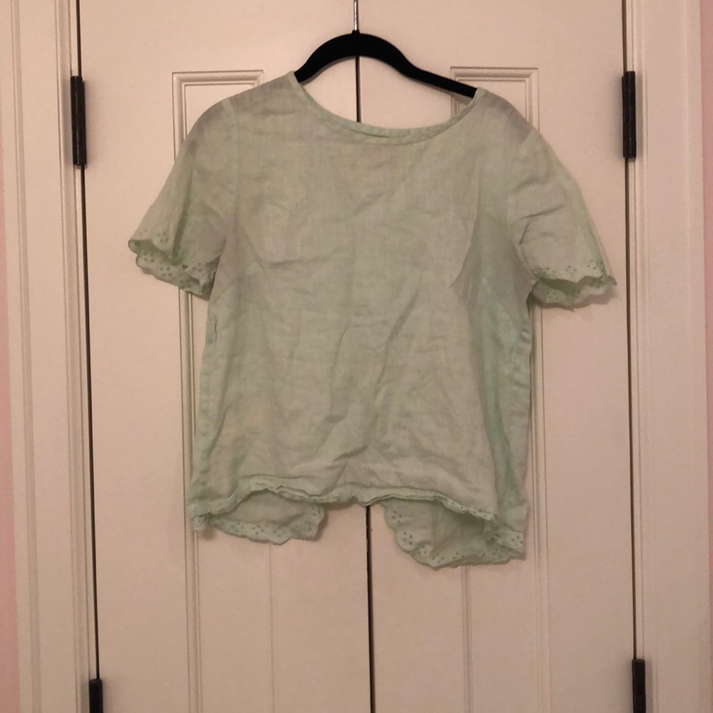 Mint Jcrew top
